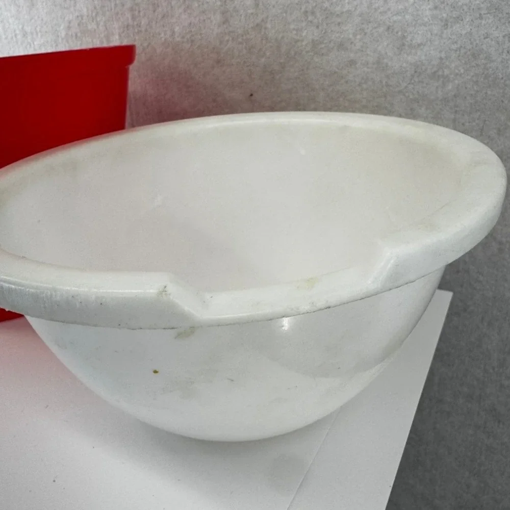 Vtg Coca-Cola Plastic Popcorn Beverage Bucket Red White Enjoy Coke Snack Bowl